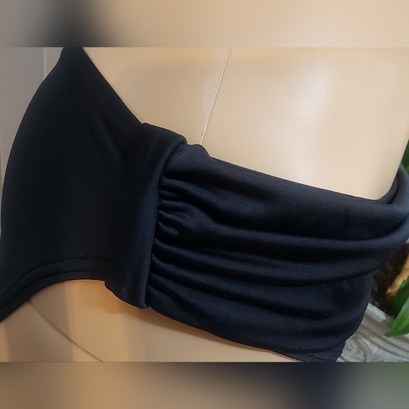 NEW WITH TAGS 2 PIECE BLACK BATHING SUIT SIZE 12 SEE PICS FOR MEASUREMENTS - Picture 11 of 16